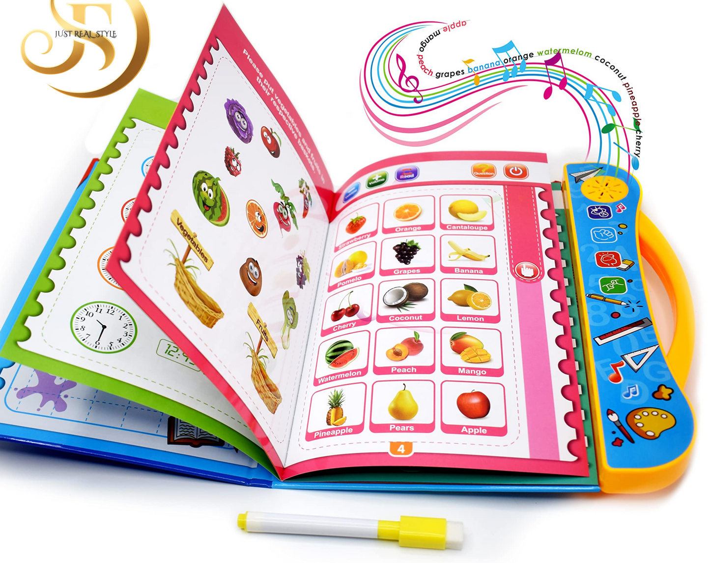 Intelligent Learning Book for Kids | Interactive Educational Sound Book