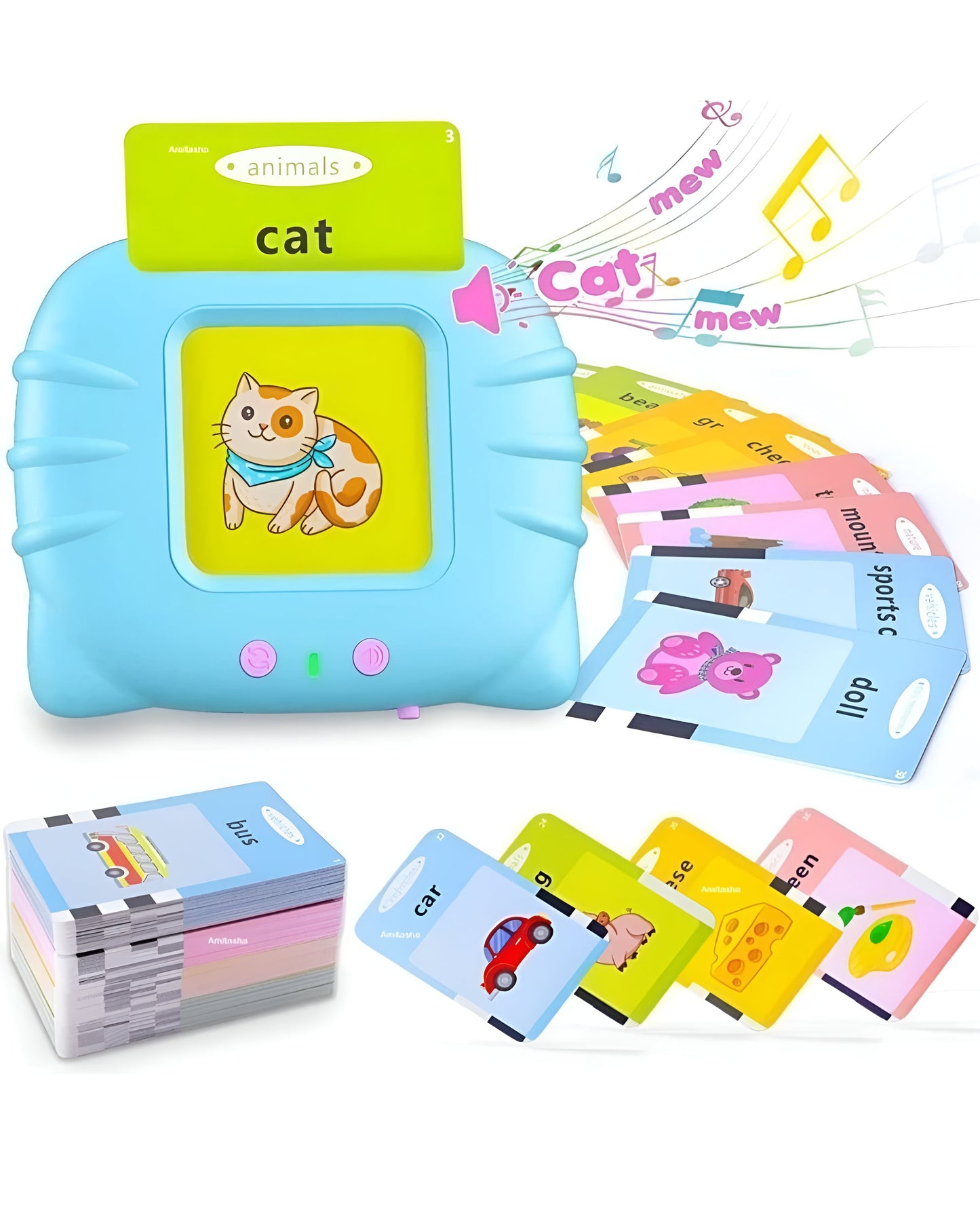 Kids Talking Flash Card Learning Machine | Early Educational Sound Device