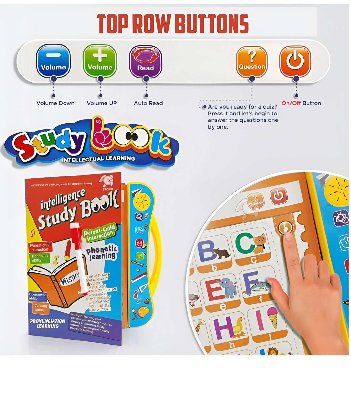 Intelligent Learning Book for Kids | Interactive Educational Sound Book