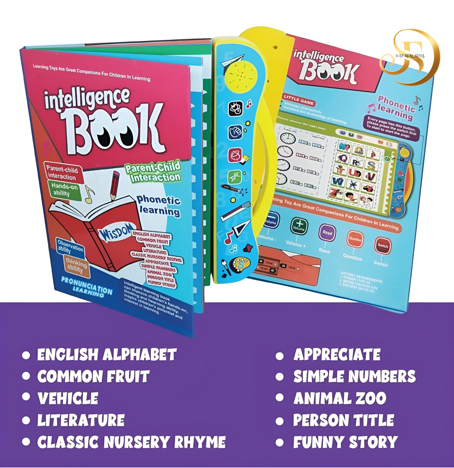Intelligent Learning Book for Kids | Interactive Educational Sound Book